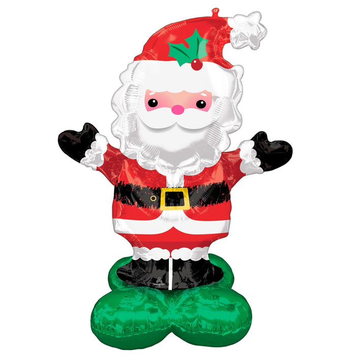 Christmas Santa Airloonz Balloon Uninflated 53" | 1 ct - Zurchers