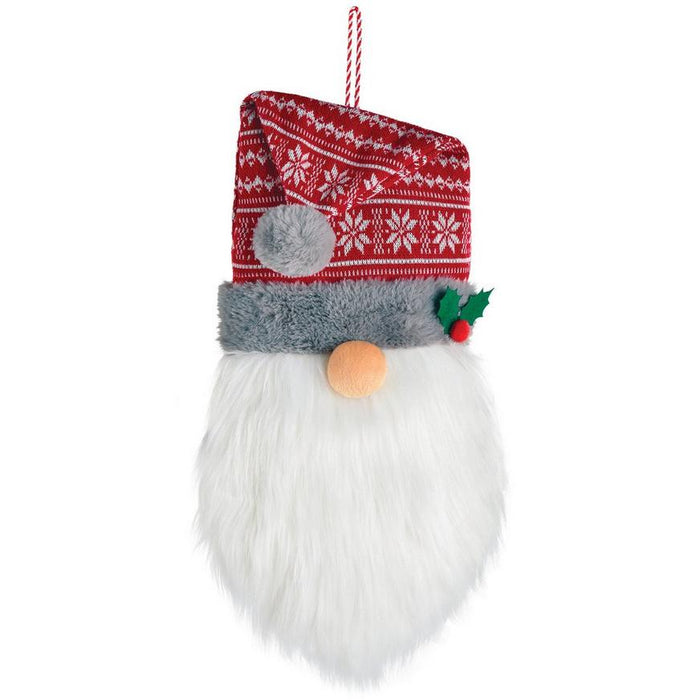 Christmas Santa Gnome Plush Door Hanger, 10.5in x 20in | 1ct - Zurchers