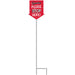 Christmas Santa Stop Here Metal Yard Stake | 1ct - Zurchers