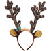 Christmas Sequin Reindeer Antlers Headband | 1 ct - Zurchers