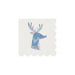 Christmas Silver Sparkle Deer Beverage Napkins | 16ct - Zurchers