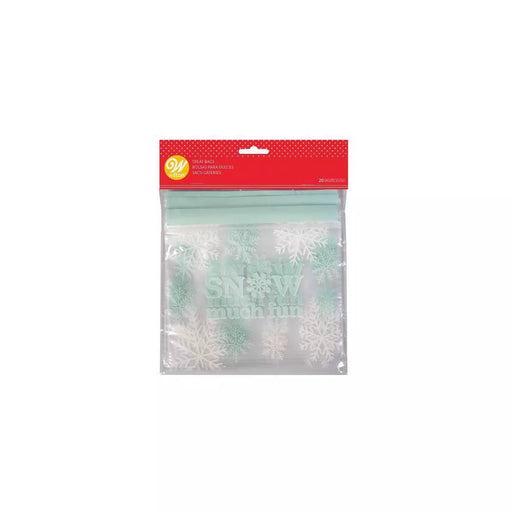 Christmas Snow Much Fun Resealable Favor Bags 7" x 6.5" | 20 ct - Zurchers