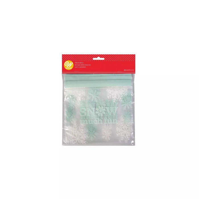 Christmas Snow Much Fun Resealable Favor Bags 7" x 6.5" | 20 ct - Zurchers