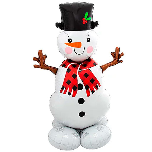 Christmas Snowman Airloonz Balloon Uninflated 55" | 1ct - Zurchers