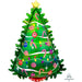 Christmas Tree Supershape Mylar Balloon 26"x31" | 1ct - Zurchers