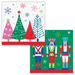 Christmas Trees & Nutcrackers Reversible Napkin | 1ct - Zurchers
