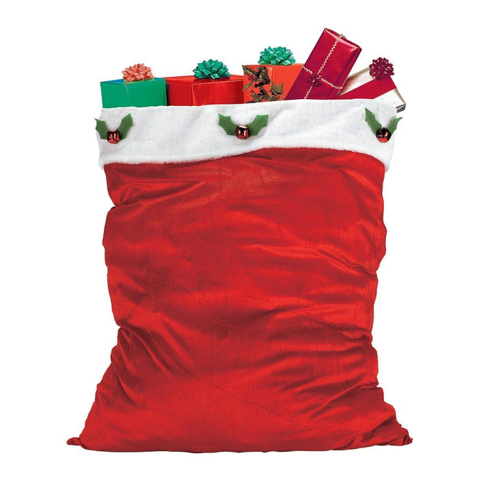 Christmas Velour Santa Bag 30x36in | 1ct - Zurchers