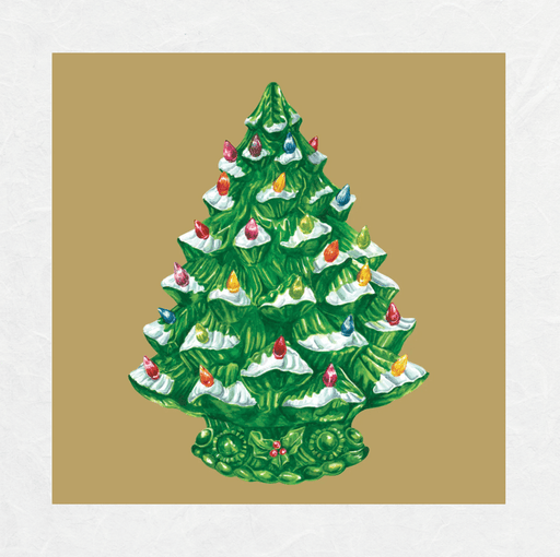 Christmas Vintage Tree Beverage Napkins | 20ct - Zurchers