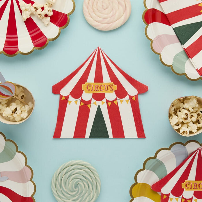 Circus Tent Paper Napkins | 16ct - Zurchers