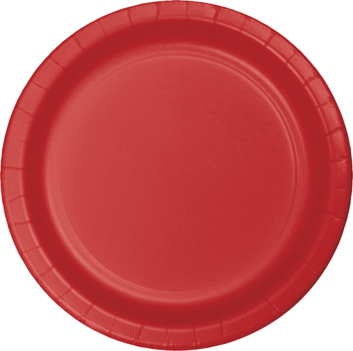 Classic Red Paper Plates 10" |  24ct