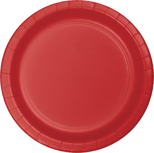 Classic Red Paper Plates 9" | 24ct