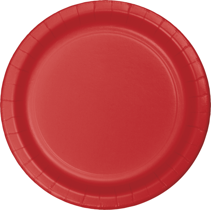 Classic Red Dinner Plates | 24ct - Zurchers