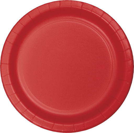 Classic Red Paper Plate 7" | 24ct