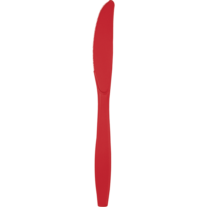 Classic Red Premium Plastic Knives 24 | ct - Zurchers