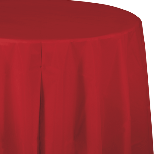 Classic Red Round Tablecover 82" | 1ct