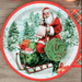 Classic Santa with Gift List Christmas Paper Plates | 1ct - Zurchers