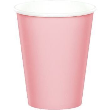 Classic Pink Paper Cups, 9 oz. | 24 ct - Zurchers