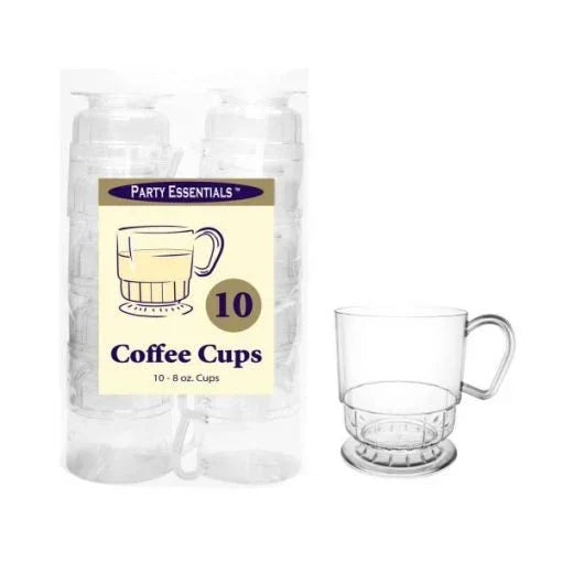 Clear Plastic Coffee cups 8oz | 10ct - Zurchers