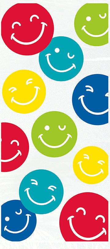 Colorful Happy Face Cello Bag | 20ct