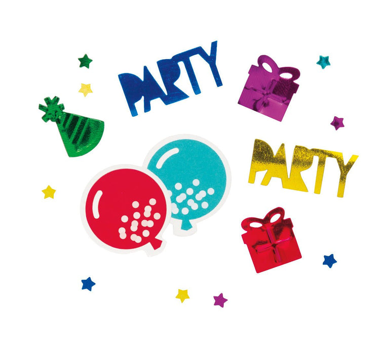 3ct Colorful Party Shape Confetti