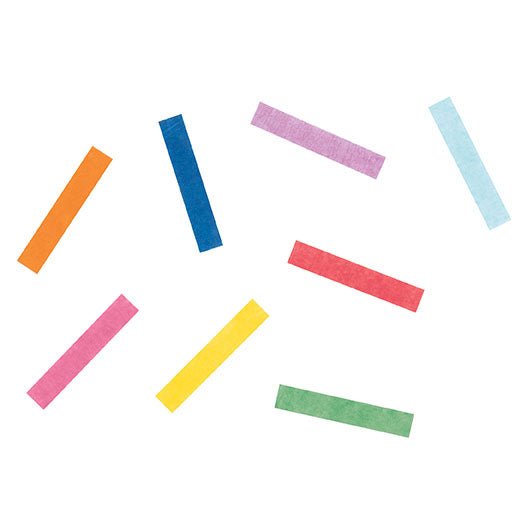 1oz Colorful Rectangle Tissue Confetti - Party Supplies