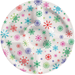Colorful Snowflake Serving Tray – Holiday Party Platter | 1ct - Zurchers