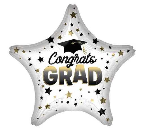 Congrats Diffused Ombre Grad Star 18" Mylar Balloon | 1ct