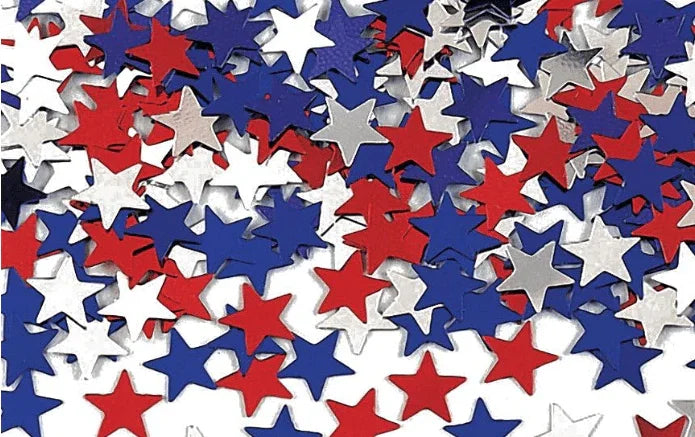 Patriotic Stars Confetti Mix | .5 oz. - Zurchers