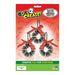 A package of the Cool2Create Green & Red Button Wreath Ornament Craft Kit.