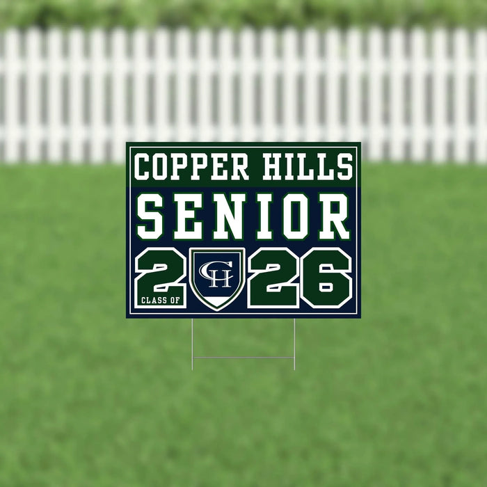 Copper Hills UT 2026 Senior Yard Sign | 1ct - Zurchers