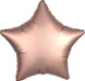 Rose Copper Satin Luxe Star Balloon 18" | 1ct - Zurchers