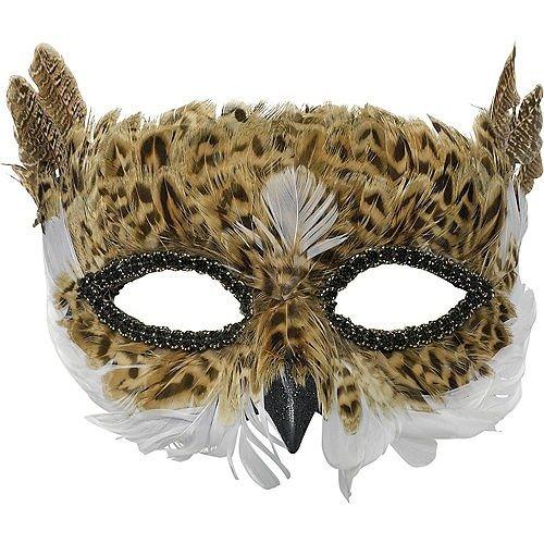 Adult Owl Feathered Mask| 1 ct - Zurchers