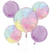 Luminous Birthday Foil Balloon Bouquet | 5 pcs - Zurchers