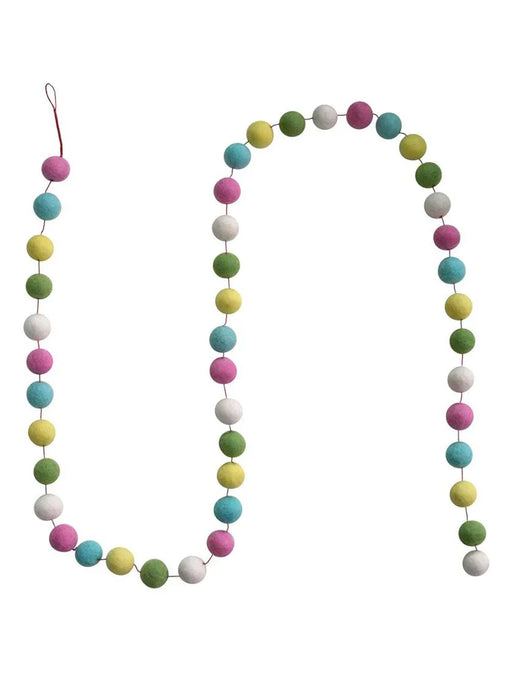Pastel Pompom Garland 6ft | 1ct - Zurchers
