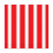 Carnival Striped Red & White Luncheon Napkins 16pk | 1ct - Zurchers