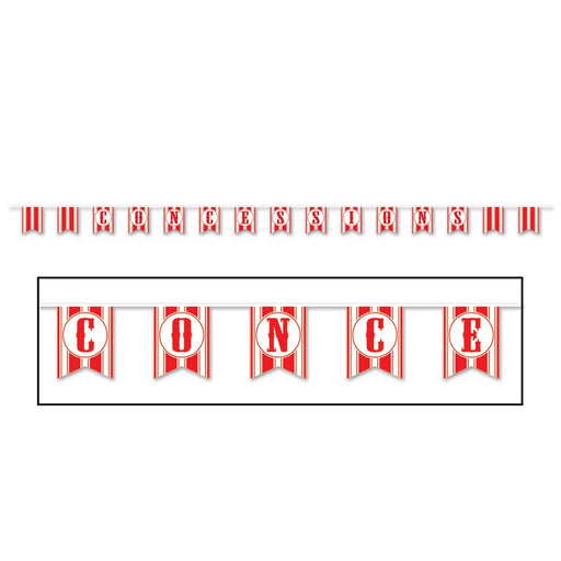 Concessions Pennant Banner 10ft | 1ct - Zurchers