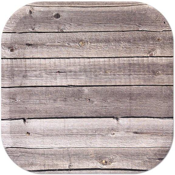 Cut Timber 9" Square Paper Plates 8pk | 1ct - Zurchers