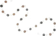 White & Gray Pompom Garland 6ft | 1ct - Zurchers