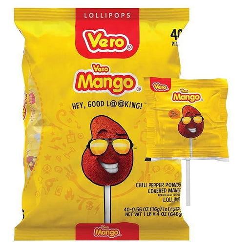 Vero Mango Paleta con Chile 40 pcs | 1 ct - Zurchers