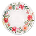 Shiplap Chic Plates with Floral Wreath 7" | 8ct - Zurchers