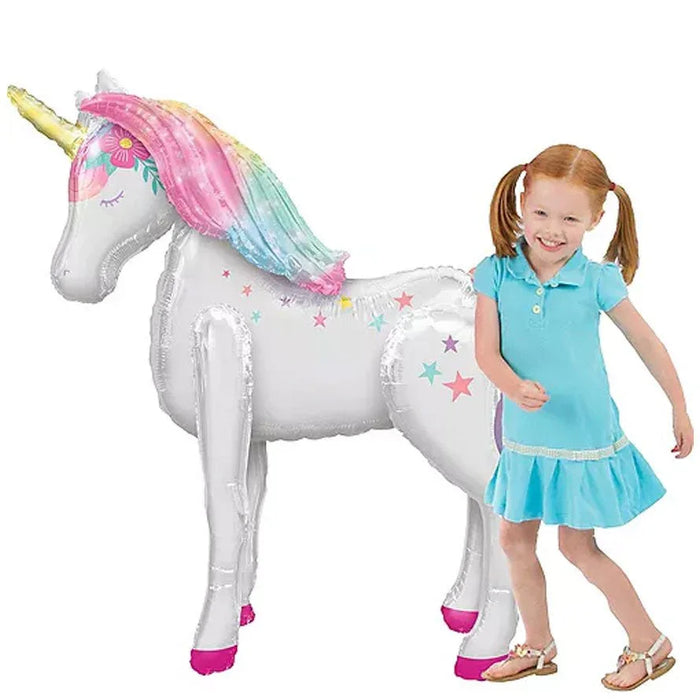 Enchanted Unicorn AirWalker Balloon 46" | 1ct - Zurchers