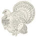 Thanksgiving Turkey Coloring Placemats 12 sheets | 1 ct - Zurchers