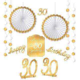 Golden Age 30th Birthday Room Decorating Kit | 1ct - Zurchers