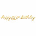 Golden Age 60th Birthday Letter Banner | 1ct - Zurchers