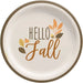 Golden Autumn Round Paper Plates 7" | 8 ct - Zurchers