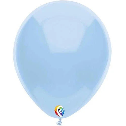 7" Latex Balloon Pack, Baby Blue | 50 ct - Zurchers
