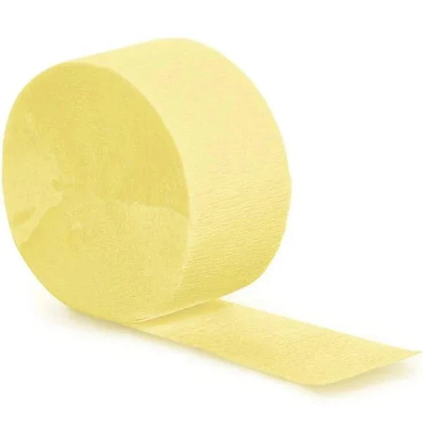 Mimosa Crepe Paper Streamer 81ft | 1ct - Zurchers