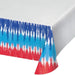 Patriotic Tie Dye Paper Tablecloth | 1ct - Zurchers