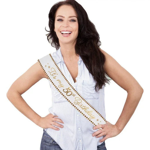 Milestone 50th Birthday Sash | 1ct - Zurchers