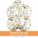 Golden Age 40th Latex Confetti Balloon Pack | 6 ct - Zurchers